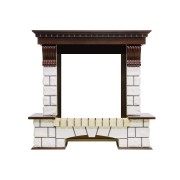 Портал Pierre Luxe - Темный дуб / Белый (Высота 1020мм)