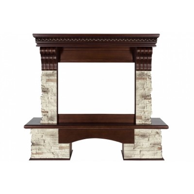 Каминокомплект Aberdeen - Темный дуб с очагом Vision 26 EF LED 3D FX Каминокомплект Aberdeen - Темный дуб с очагом Vision 26 EF LED 3D FX