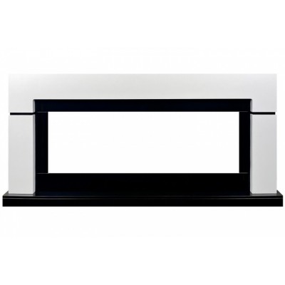 Каминокомплект Lindos 60 - Белый с черным с очагом Vision 60 LED Каминокомплект Lindos 60 - Белый с черным с очагом Vision 60 LED