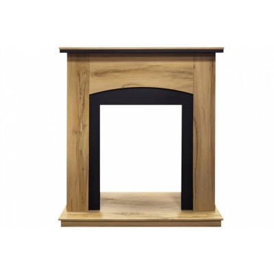 Каминокомплект Barcelona (Разборный) - Дуб галифакс с очагом Aspen Black Каминокомплект Barcelona (Разборный) - Дуб галифакс с очагом Aspen Black