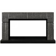 Каминокомплект Lindos 42 SFT (Разборный) - Серый мрамор (Ширина 1470мм) с очагом Vision 42 LED
