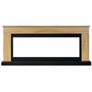 Каминокомплект Bergen 60 (Разборный) - Белый с черным с очагом Vision 60 LED