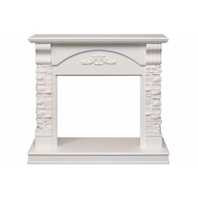 Каминокомплект Prague - Белый /Сланец белый с очагом Dioramic 25 LED FX Каминокомплект Prague - Белый /Сланец белый с очагом Dioramic 25 LED FX