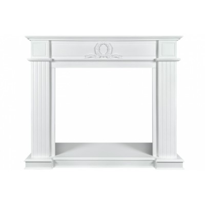 Каминокомплект Modena (Разборный) - Бьянко белый с очагом Design B800RF 3D Каминокомплект Modena (Разборный) - Бьянко белый с очагом Design B800RF 3D