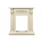 Каминокомплект Palermo SFT (Разборный) - Слоновая кость с очагом Aspen Black