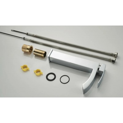 Смеситель для раковины высокий ALMAes TVZ-0901 черный Смеситель для раковины высокий ALMAes TVZ-0901 черный