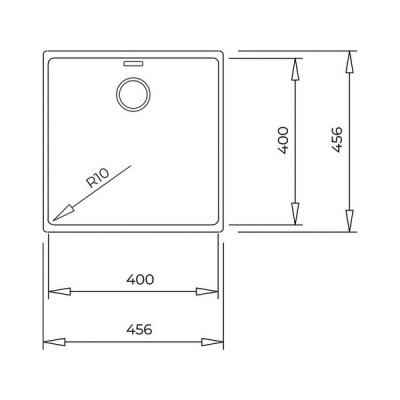 Мойка Teka RADEA R10 40.40 M-TG тёмный серый (115230049) Мойка Teka RADEA R10 40.40 M-TG тёмный серый (115230049)