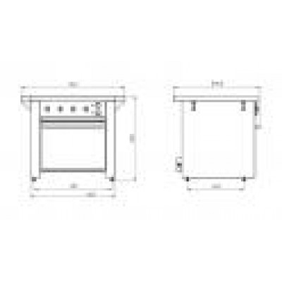 Плита электрическая Ф4ПДКЭ/900 (с духовкой) Grill Master Плита электрическая Ф4ПДКЭ/900 (с духовкой) Grill Master