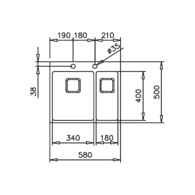 Мойка Teka FORLINEA RS15 2B 580 полированная (115030013) Мойка Teka FORLINEA RS15 2B 580 полированная (115030013)