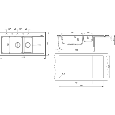 Мойка Florentina Россана грей Мойка Florentina Россана грей