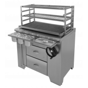 Мангал многофункциональный угольный УММ/2 (ROBATA) Grill Master