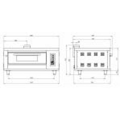 Шкаф пекарский подовый газовый ШЖГ/1 (400 С, с пароувлажнением) Grill Master Шкаф пекарский подовый газовый ШЖГ/1 (400 С, с пароувлажнением) Grill Master