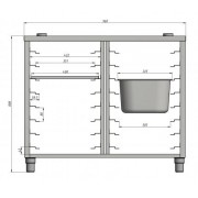 Подставка под пароконвектомат ПКЭБ/6 Grill Master