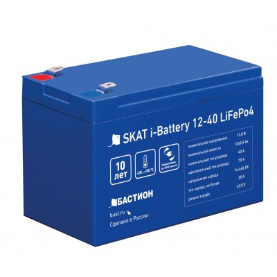 Батарея аккумуляторная Бастион SKAT i-Battery 12-40 LiFePo4 Батарея аккумуляторная Бастион SKAT i-Battery 12-40 LiFePo4