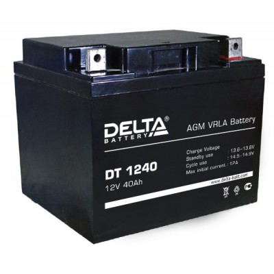 Батарея аккумуляторная Delta Battery DT 1240 Батарея аккумуляторная Delta Battery DT 1240