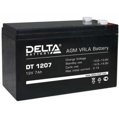 Батарея аккумуляторная Delta Battery DT 1207 Батарея аккумуляторная Delta Battery DT 1207