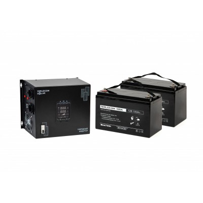 Источник бесперебойного питания Бастион Teplocom Solar-1500 + 2 АКБ 100Ач Источник бесперебойного питания Бастион Teplocom Solar-1500 + 2 АКБ 100Ач