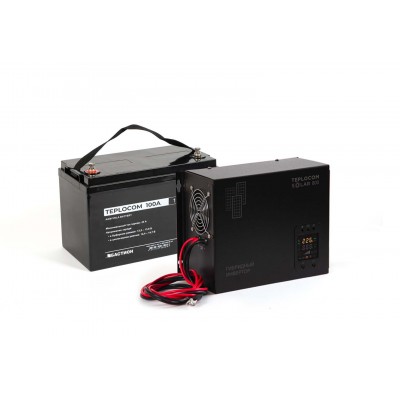 Источник бесперебойного питания Бастион Teplocom Solar-800 + АКБ 100 Ач Источник бесперебойного питания Бастион Teplocom Solar-800 + АКБ 100 Ач