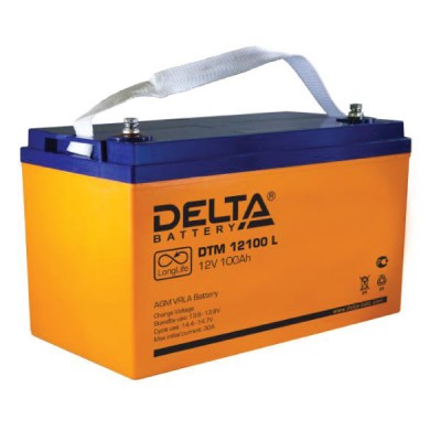 Батарея аккумуляторная Delta Battery DTM 12100 L Батарея аккумуляторная Delta Battery DTM 12100 L