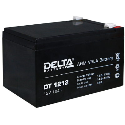 Батарея аккумуляторная Delta Battery DT 1212 Батарея аккумуляторная Delta Battery DT 1212