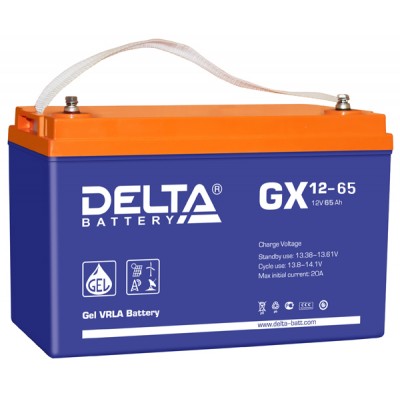 Батарея аккумуляторная Delta Battery GX 12-65 Батарея аккумуляторная Delta Battery GX 12-65