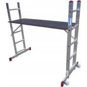 Лестничные подмости Krause CORDA 2х5, с роликами