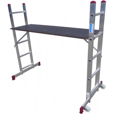 Лестничные подмости Krause CORDA 2х5, с роликами Лестничные подмости Krause CORDA 2х5, с роликами