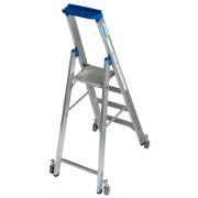 Стремянка Krause STABILO с роликами 4 ступ