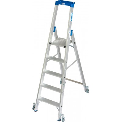 Стремянка Krause STABILO с роликами 5 ступ Стремянка Krause STABILO с роликами 5 ступ