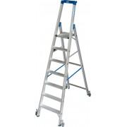 Стремянка Krause STABILO с роликами 7 ступ