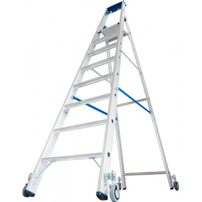 Стремянка Krause STABILO с роликами 8 ступ Стремянка Krause STABILO с роликами 8 ступ