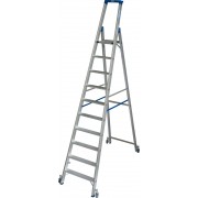 Стремянка Krause STABILO с роликами 10 ступ