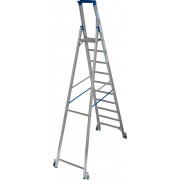 Стремянка Krause STABILO с роликами 10 ступ