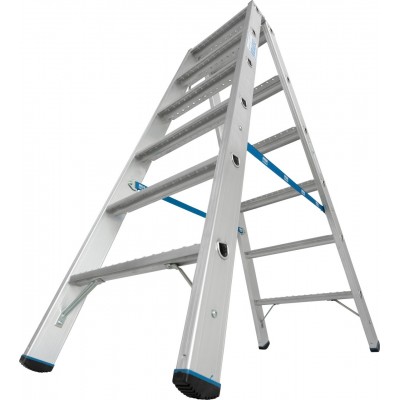 Двухсторонняя Стремянка Krause со ступенями R13 2x6 Двухсторонняя Стремянка Krause со ступенями R13 2x6