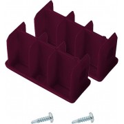 Не опорные заглушки боковин Krause 64х25 мм (пара)