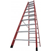 Диэлектрическая двухсторонняя Стремянка Krause 2х10