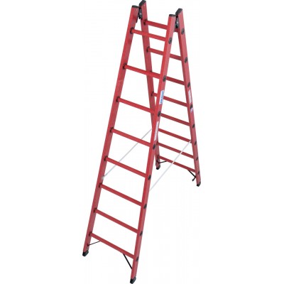 Диэлектрическая двухсторонняя Стремянка Krause 2х8 Диэлектрическая двухсторонняя Стремянка Krause 2х8