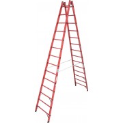 Диэлектрическая двухсторонняя Стремянка Krause 2х14