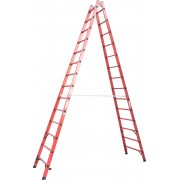 Диэлектрическая двухсторонняя Стремянка Krause 2х14