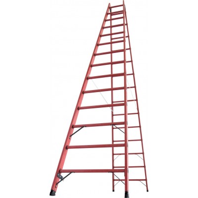 Диэлектрическая двухсторонняя Стремянка Krause 2х14 Диэлектрическая двухсторонняя Стремянка Krause 2х14