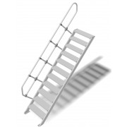 Трап стационарный Krause 11 ступ. шир. 800 мм 45