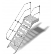 Трап стационарный Krause 8 ступ. шир. 1000 мм 45