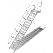 Трап стационарный Krause 18 ступ. шир. 800 мм 45