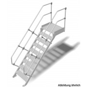 Трап с платформой стационарный Krause 9 ступ. шир. 800 мм 60