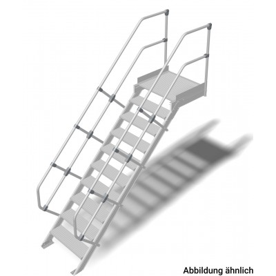 Трап с платформой стационарный Krause 10 ступ. шир. 800 мм 60 Трап с платформой стационарный Krause 10 ступ. шир. 800 мм 60