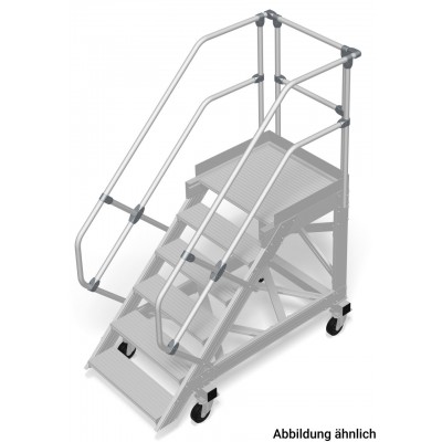 Трап с платформой передвижной Krause 6 ступ. шир. 800 мм 60 Трап с платформой передвижной Krause 6 ступ. шир. 800 мм 60