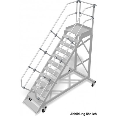 Трап с платформой стационарный Krause 12 ступ. шир. 800 мм 60 Трап с платформой стационарный Krause 12 ступ. шир. 800 мм 60