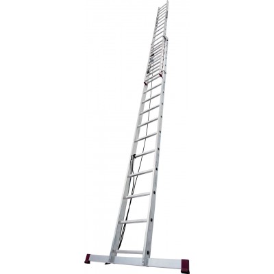 Выдвижная Лестница Krause из пластмассы с тросом 2 х 16 перекладин Выдвижная Лестница Krause из пластмассы с тросом 2 х 16 перекладин