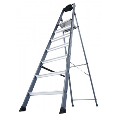 Анодированная Стремянка Krause SEPRO S 7 ступ Анодированная Стремянка Krause SEPRO S 7 ступ