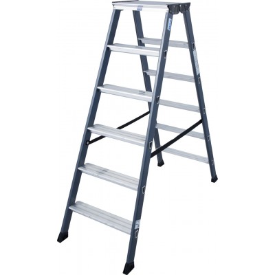 Анодированная Стремянка Krause SEPRO D 2х6 ступ Анодированная Стремянка Krause SEPRO D 2х6 ступ